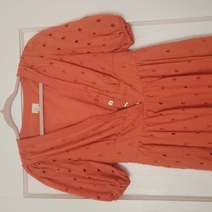 Midi summer dress with pockets